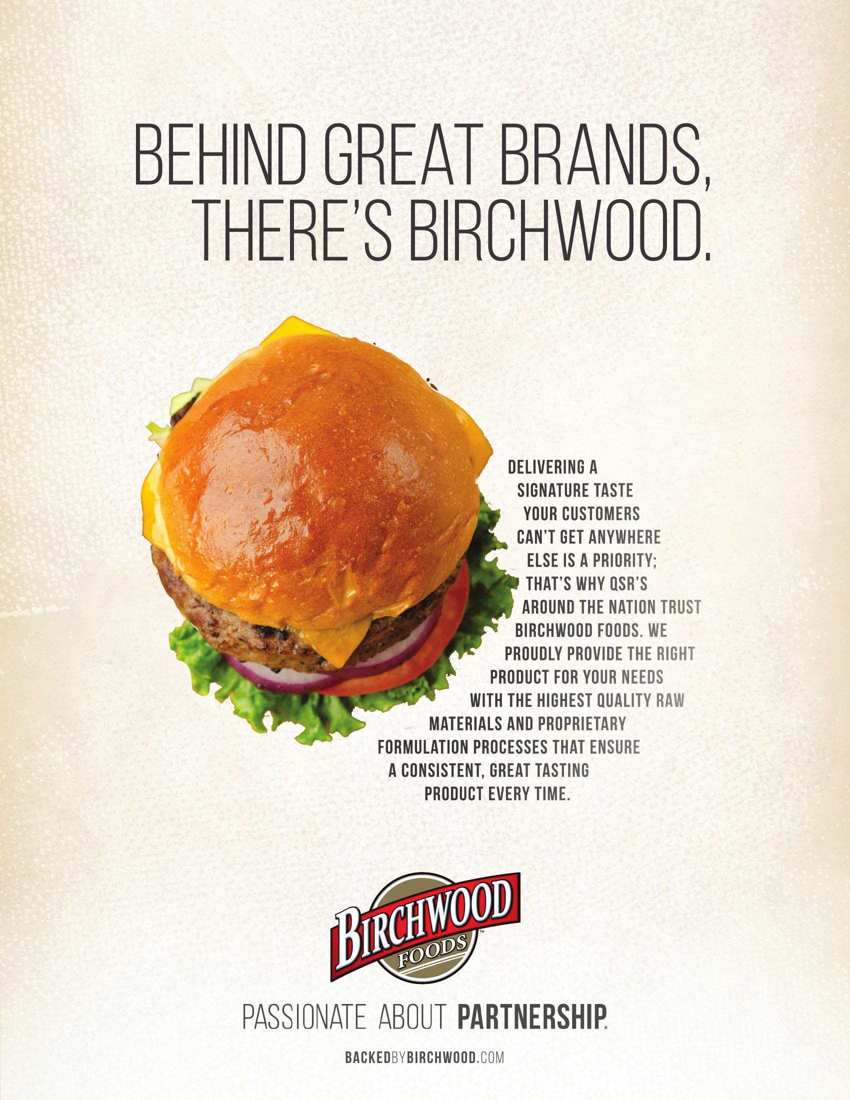 Birchwood trade ad, behind great brands there is Birchwood