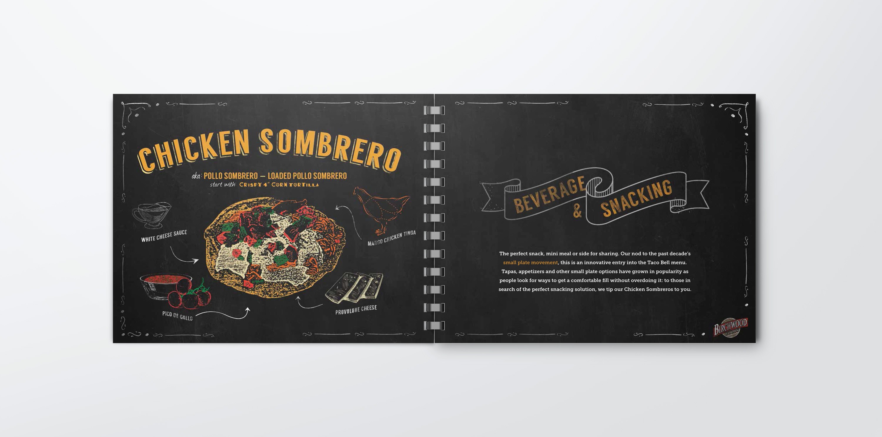 Chicken Sombrero spread