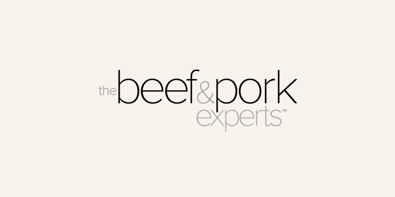 The Beef & Pork Experts — Tyson Fresh Meats corporate identity lockup