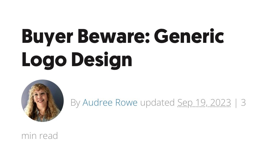Buyer Beware: Generic Logo Design — published article on crowdspring