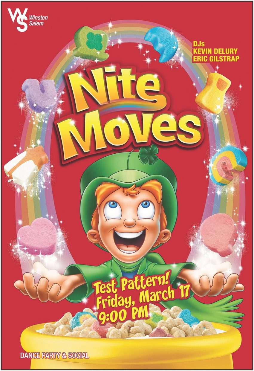 Nite Moves flyer, March 2017