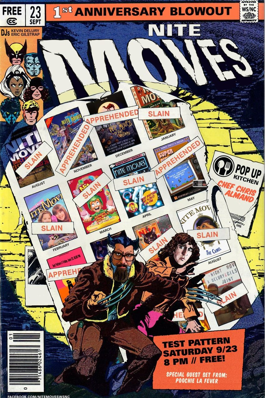 Nite Moves flyer, September 2017