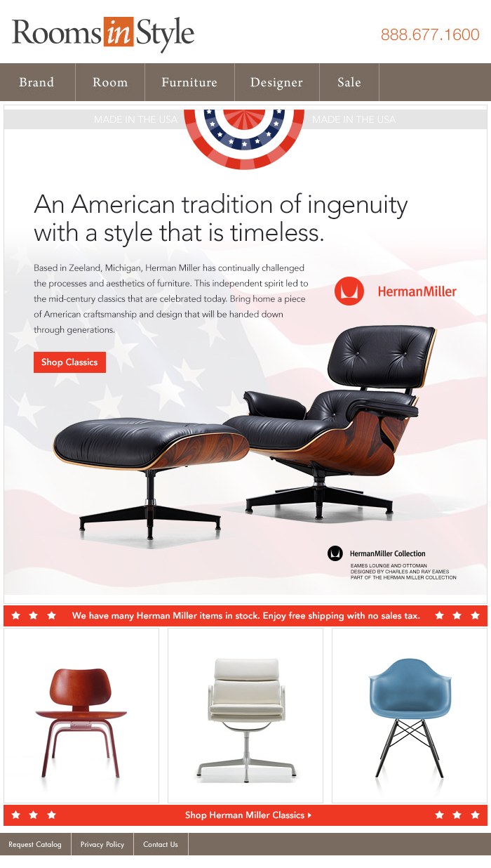 Rooms in Style email: An American tradition of ingenuity with a style that is timeless